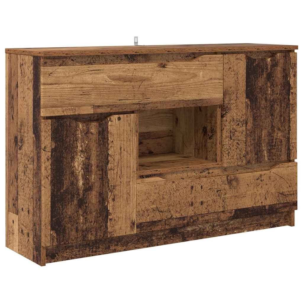 Dressoir met lade Oud Hout 100 x 30 x 65,6 Bewerkt hout is nu te koop bij PeponiXL, paradijselijk wonen!