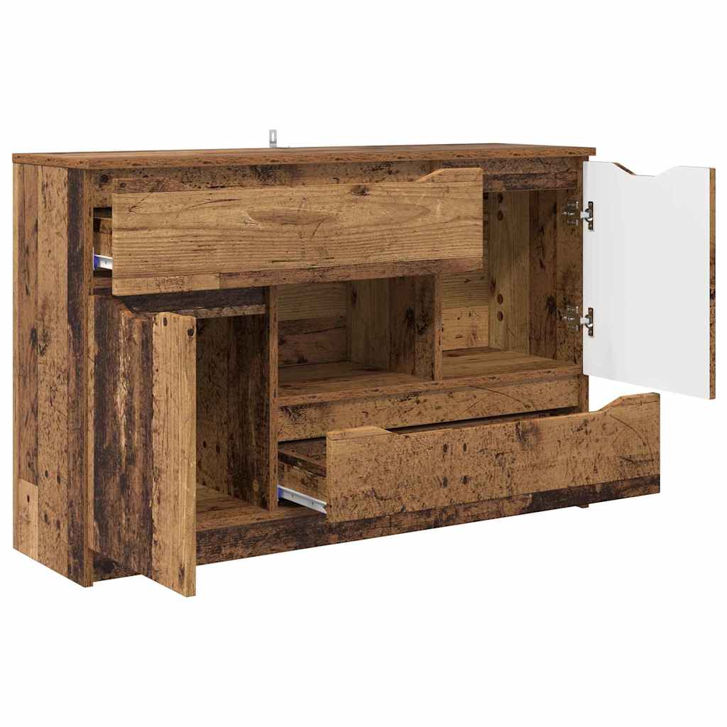 Dressoir met lade Oud Hout 100 x 30 x 65,6 Bewerkt hout is nu te koop bij PeponiXL, paradijselijk wonen!