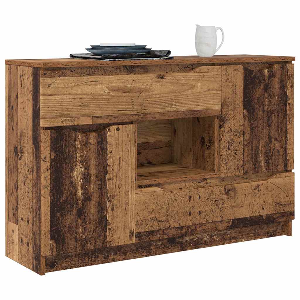 Dressoir met lade Oud Hout 100 x 30 x 65,6 Bewerkt hout is nu te koop bij PeponiXL, paradijselijk wonen!