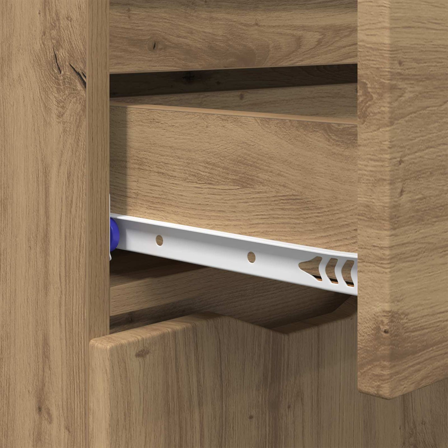 Dressoir Artisan Eiken 100 x 30 x 65,6 Bewerkt hout is nu te koop bij PeponiXL, paradijselijk wonen!