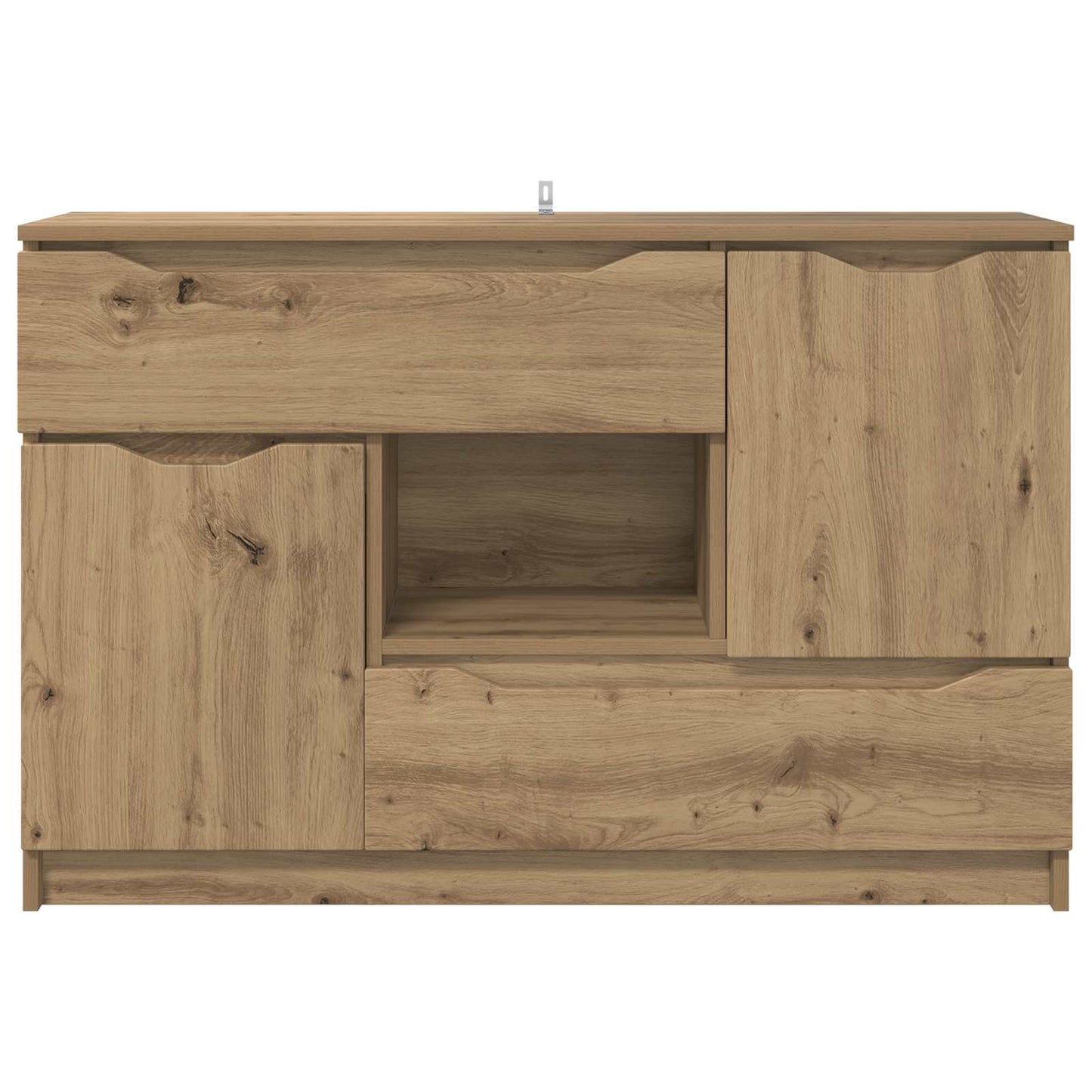 Dressoir Artisan Eiken 100 x 30 x 65,6 Bewerkt hout is nu te koop bij PeponiXL, paradijselijk wonen!