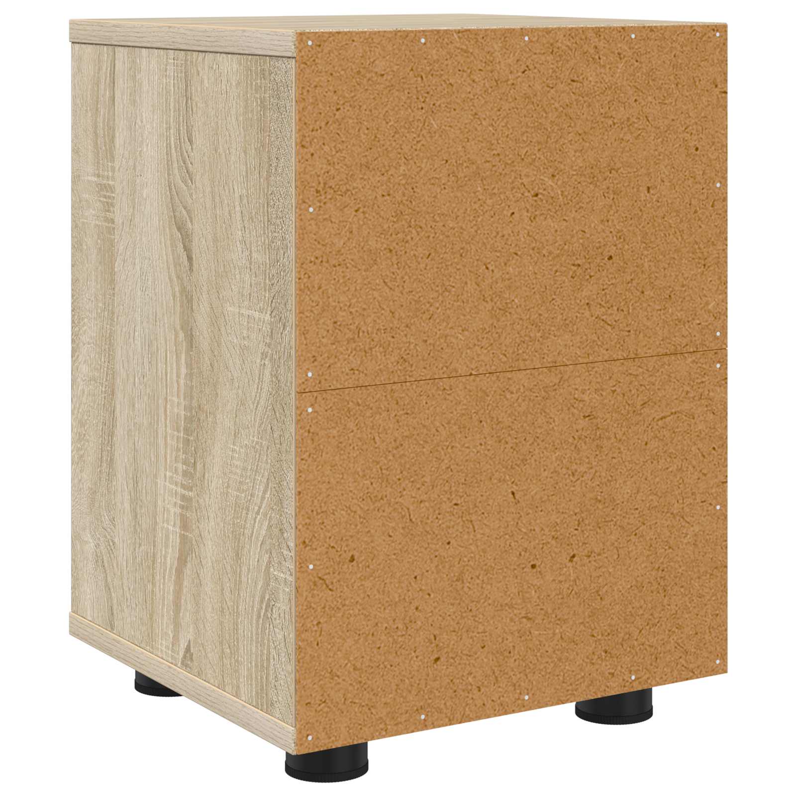 Nachtkastje Sonoma Eiken 30,5 x 30 x 43 cm Bewerkt hout is nu te koop bij PeponiXL, paradijselijk wonen!