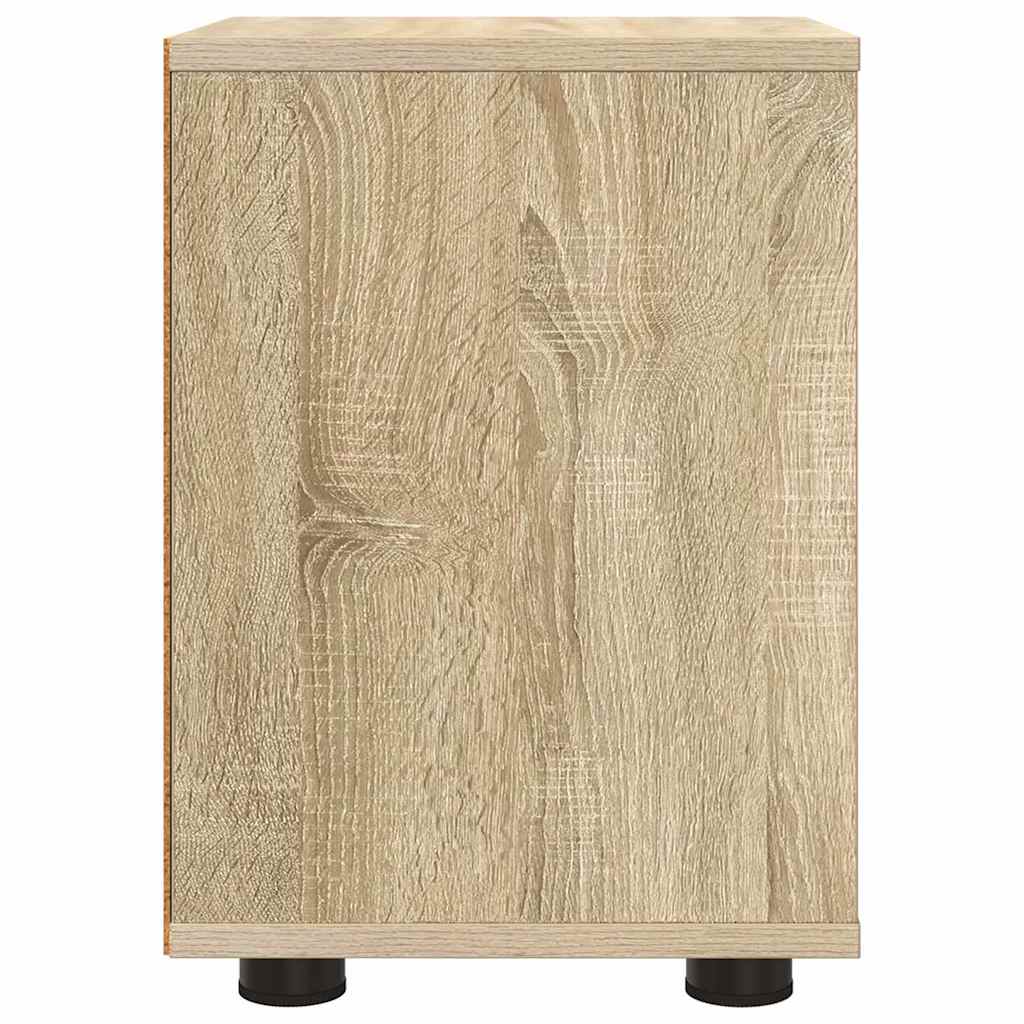 Nachtkastjes 2 pcs Sonoma Eiken 30,5 x 30 x 43 cm Bewerkt hout is nu te koop bij PeponiXL, paradijselijk wonen!