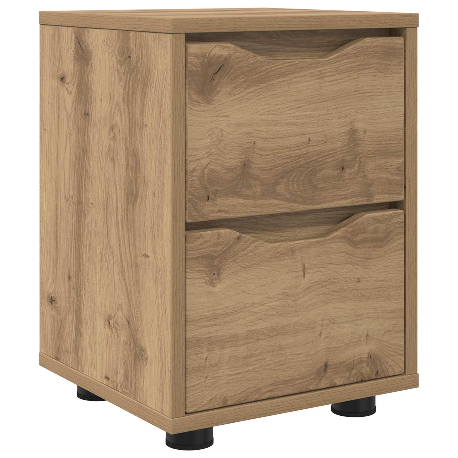 Nachtkastje Artisan Eiken 30,5 x 30 x 43 cm Bewerkt hout is nu te koop bij PeponiXL, paradijselijk wonen!