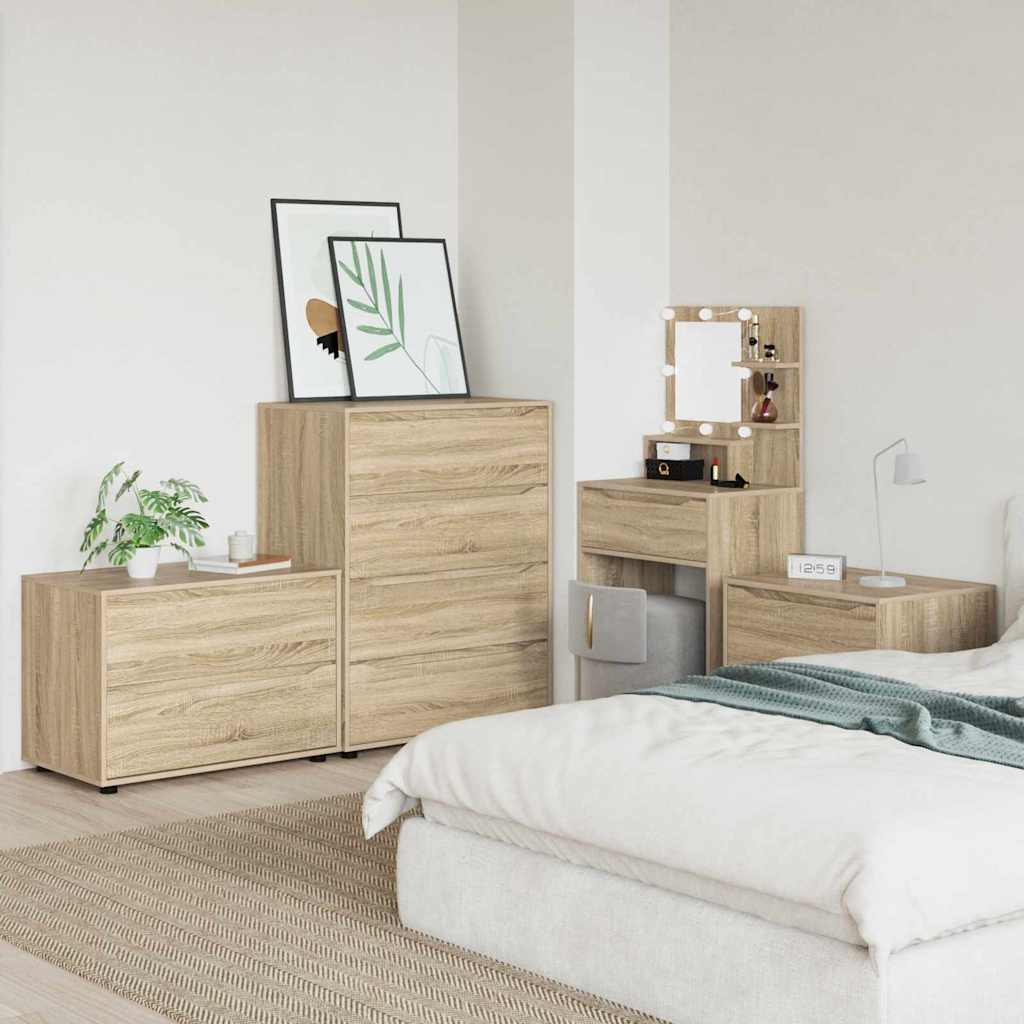 Opbergkast Sonoma Eiken 80 x 48 x 57 cm Bewerkt hout is nu te koop bij PeponiXL, paradijselijk wonen!