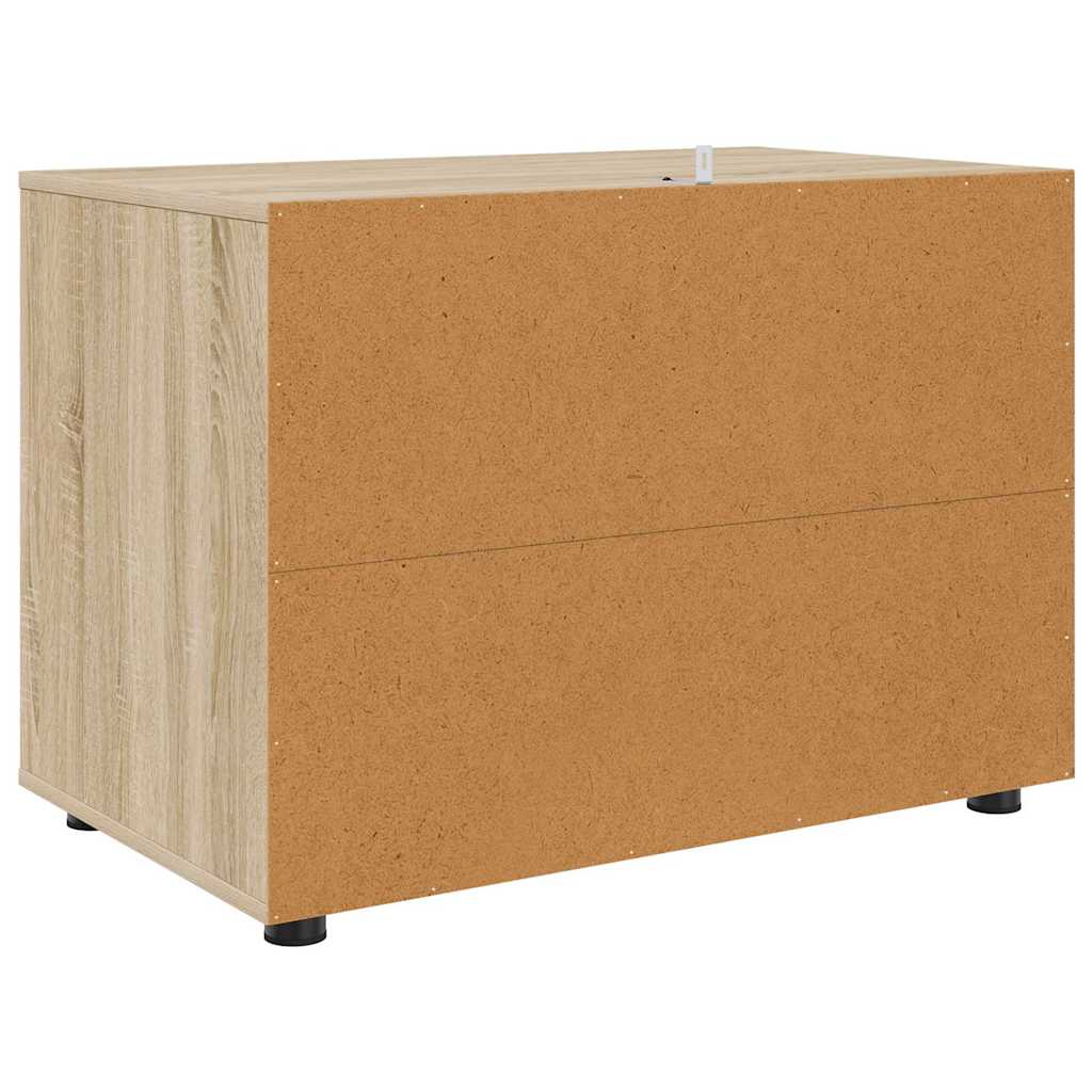 Opbergkast Sonoma Eiken 80 x 48 x 57 cm Bewerkt hout is nu te koop bij PeponiXL, paradijselijk wonen!