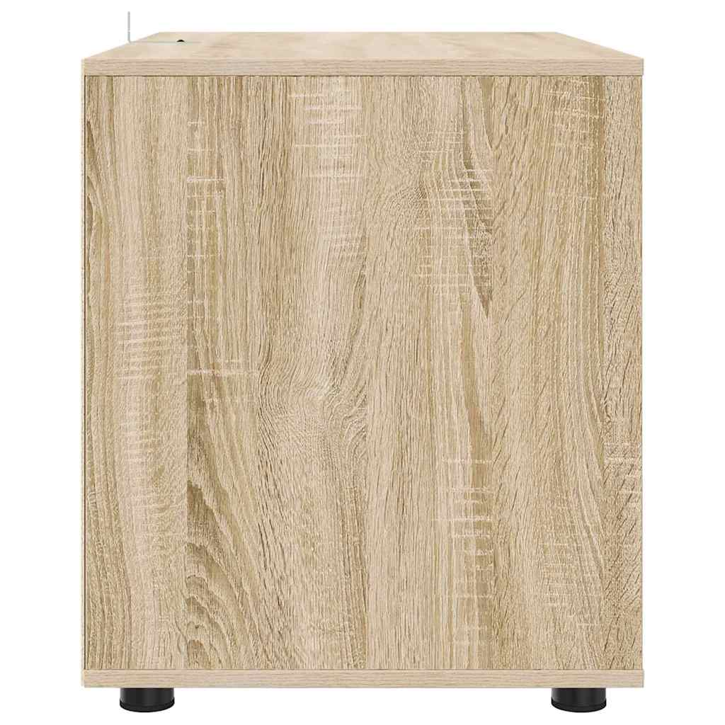 Opbergkast Sonoma Eiken 80 x 48 x 57 cm Bewerkt hout is nu te koop bij PeponiXL, paradijselijk wonen!