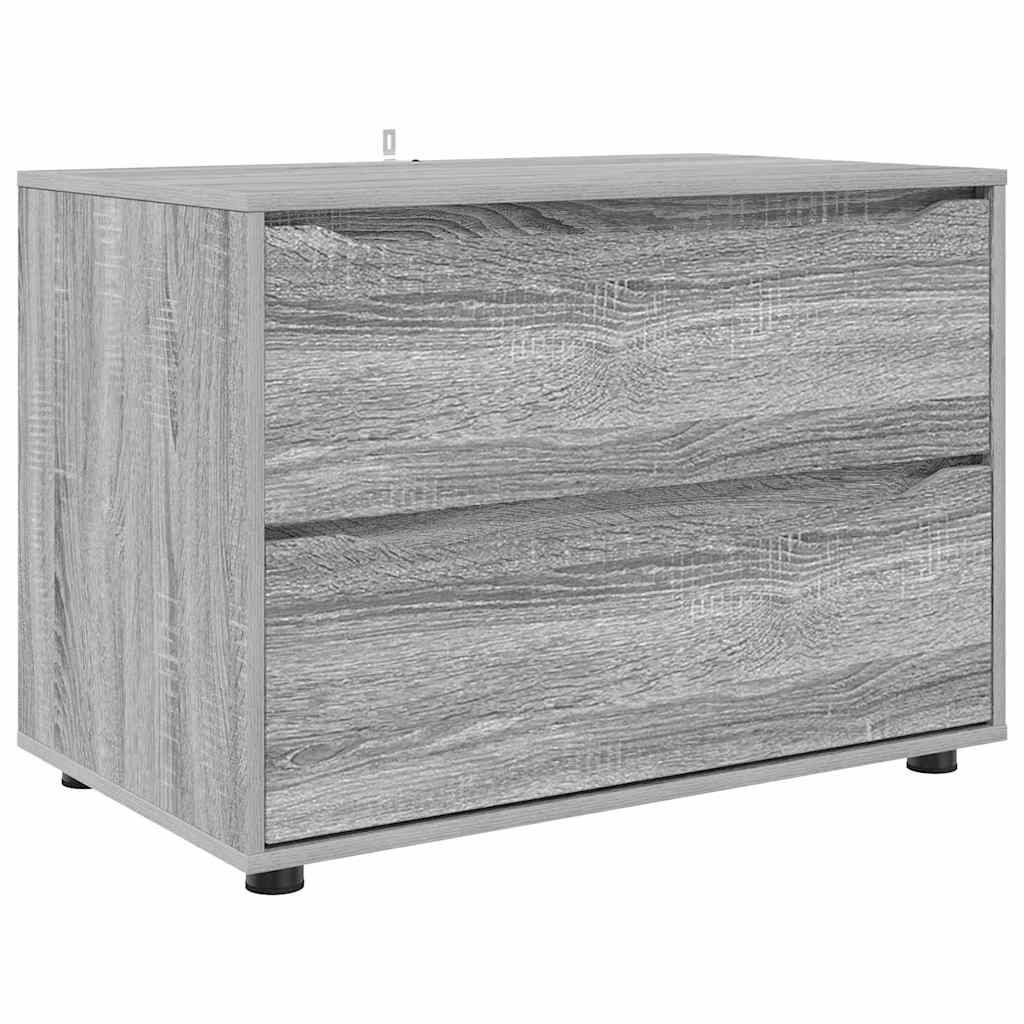 Opbergkast Grijs Sonoma 80 x 48 x 57 cm Bewerkt hout is nu te koop bij PeponiXL, paradijselijk wonen!