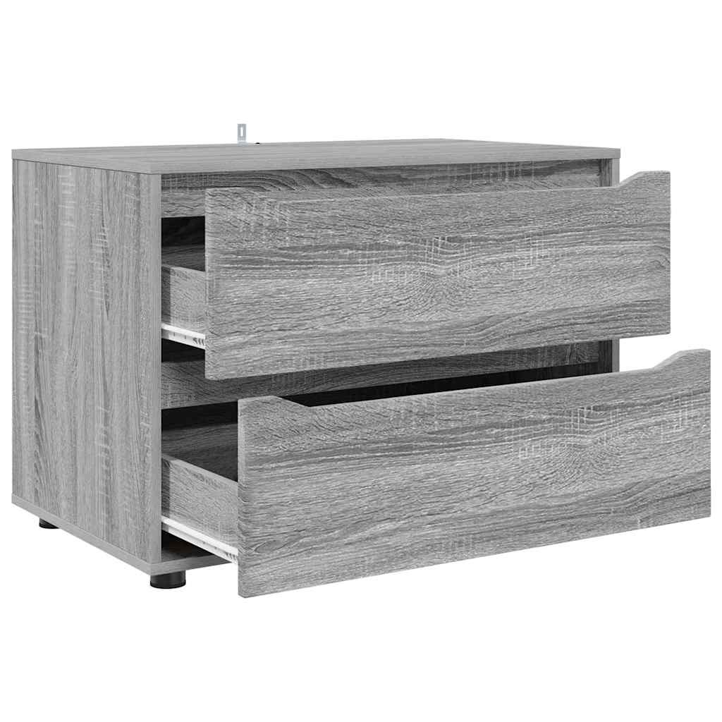 Opbergkast Grijs Sonoma 80 x 48 x 57 cm Bewerkt hout is nu te koop bij PeponiXL, paradijselijk wonen!