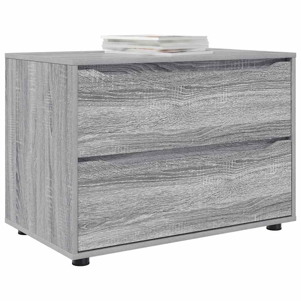 Opbergkast Grijs Sonoma 80 x 48 x 57 cm Bewerkt hout is nu te koop bij PeponiXL, paradijselijk wonen!
