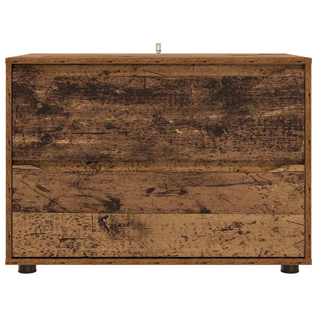 Opbergkast Oud Hout 80 x 48 x 57 cm Bewerkt hout is nu te koop bij PeponiXL, paradijselijk wonen!