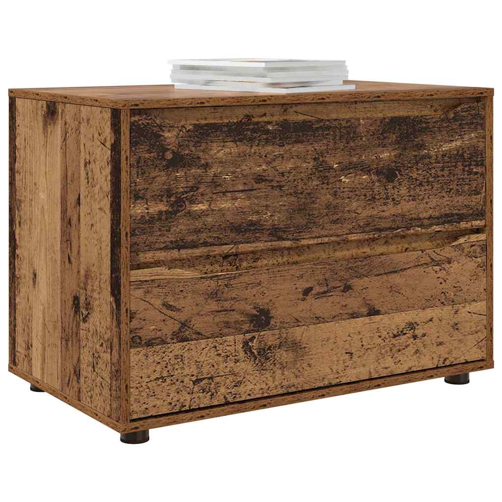 Opbergkast Oud Hout 80 x 48 x 57 cm Bewerkt hout is nu te koop bij PeponiXL, paradijselijk wonen!