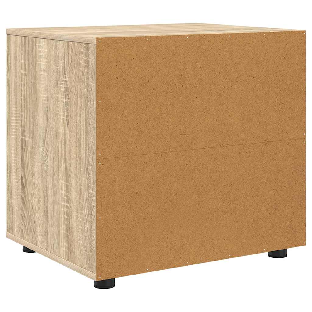 Opbergkast Sonoma Eiken 60 x 48 x 57 cm Bewerkt hout is nu te koop bij PeponiXL, paradijselijk wonen!