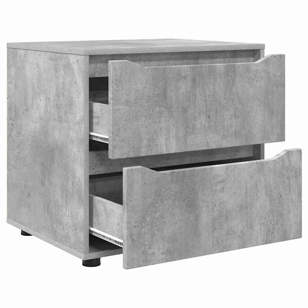 Opbergkast Beton Grijs 60 x 48 x 57 cm Bewerkt hout is nu te koop bij PeponiXL, paradijselijk wonen!