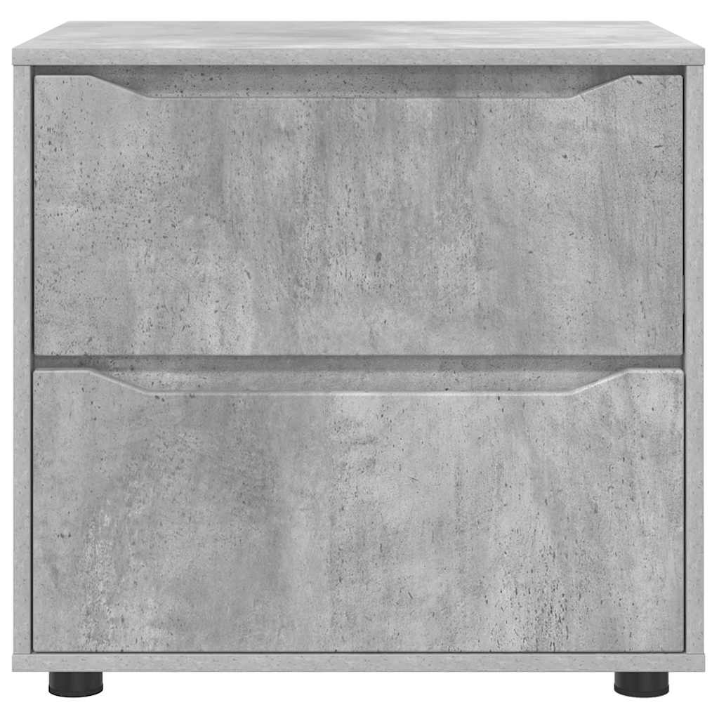 Opbergkast Beton Grijs 60 x 48 x 57 cm Bewerkt hout is nu te koop bij PeponiXL, paradijselijk wonen!