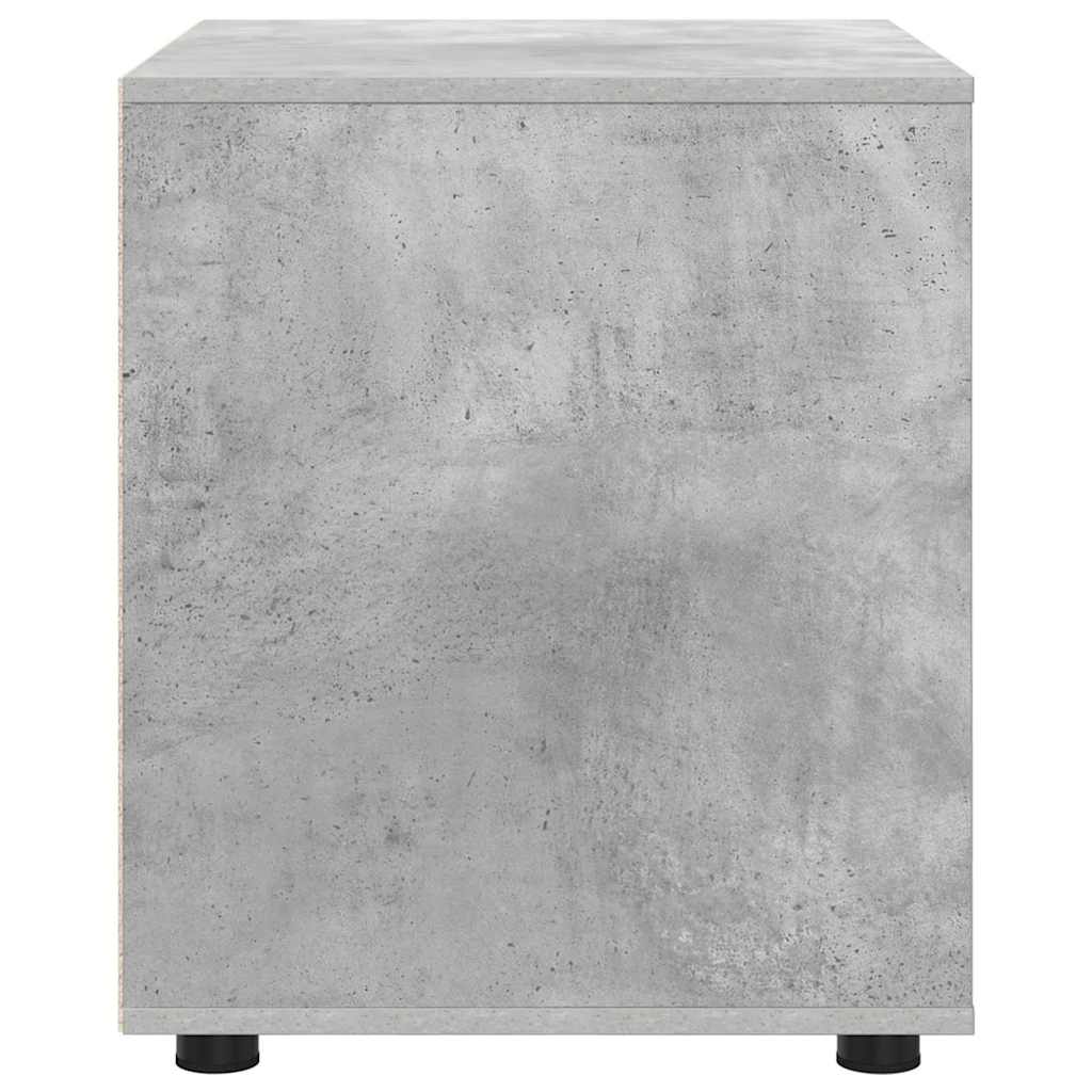 Opbergkast Beton Grijs 60 x 48 x 57 cm Bewerkt hout is nu te koop bij PeponiXL, paradijselijk wonen!