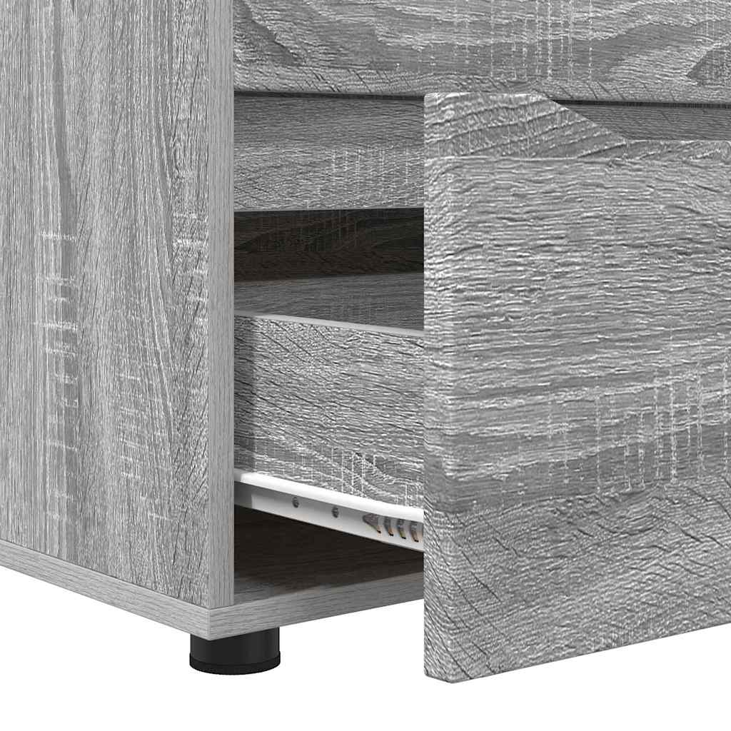 Opbergkast Grijs Sonoma 60 x 48 x 57 cm Bewerkt hout is nu te koop bij PeponiXL, paradijselijk wonen!