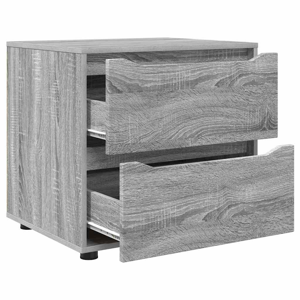 Opbergkast Grijs Sonoma 60 x 48 x 57 cm Bewerkt hout is nu te koop bij PeponiXL, paradijselijk wonen!