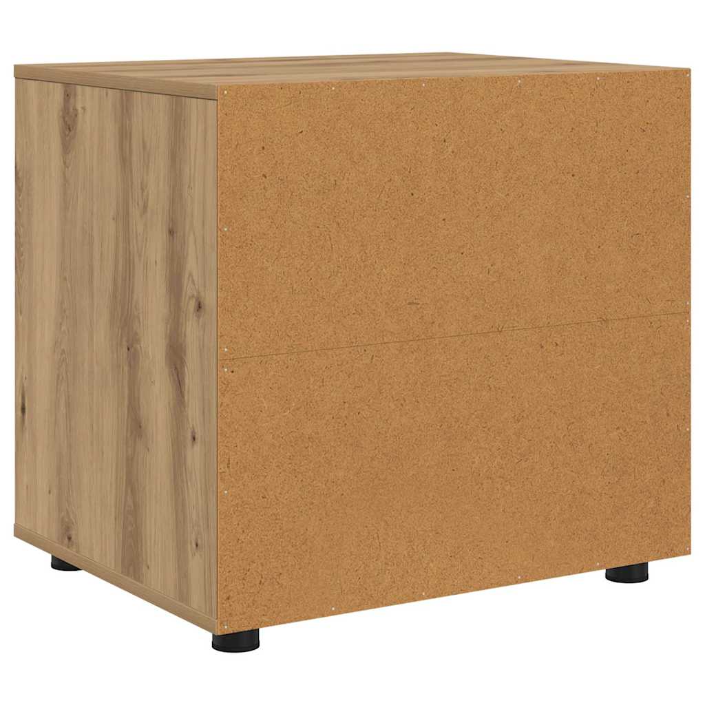 Opbergkast Artisan Eiken 60 x 48 x 57 cm Bewerkt hout is nu te koop bij PeponiXL, paradijselijk wonen!