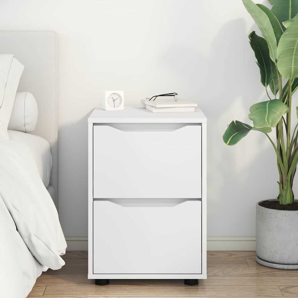 Opbergkast Wit 40 x 48 x 57 cm Bewerkt hout is nu te koop bij PeponiXL, paradijselijk wonen!