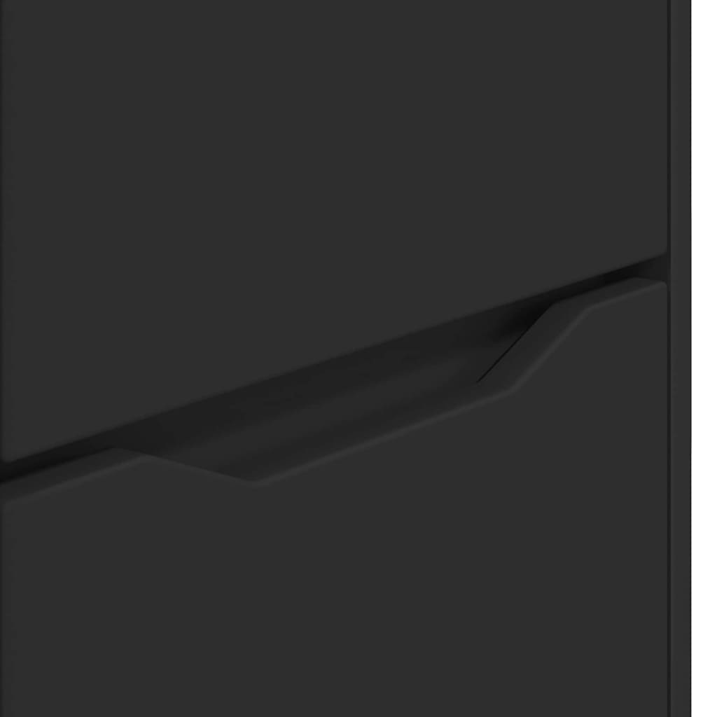 Opbergkast Zwart 40 x 48 x 57 cm Bewerkt hout is nu te koop bij PeponiXL, paradijselijk wonen!