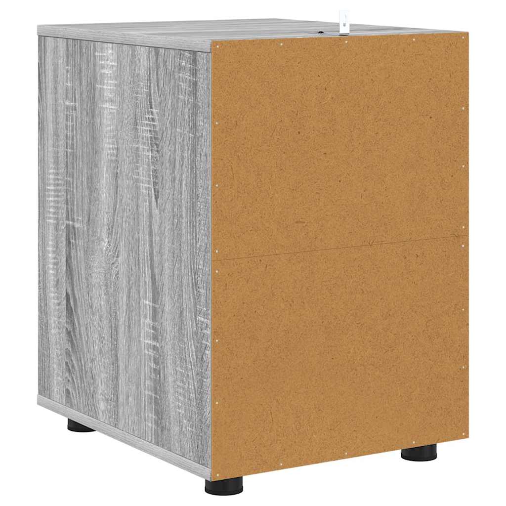 Opbergkast Grijs Sonoma 40 x 48 x 57 cm Bewerkt hout is nu te koop bij PeponiXL, paradijselijk wonen!