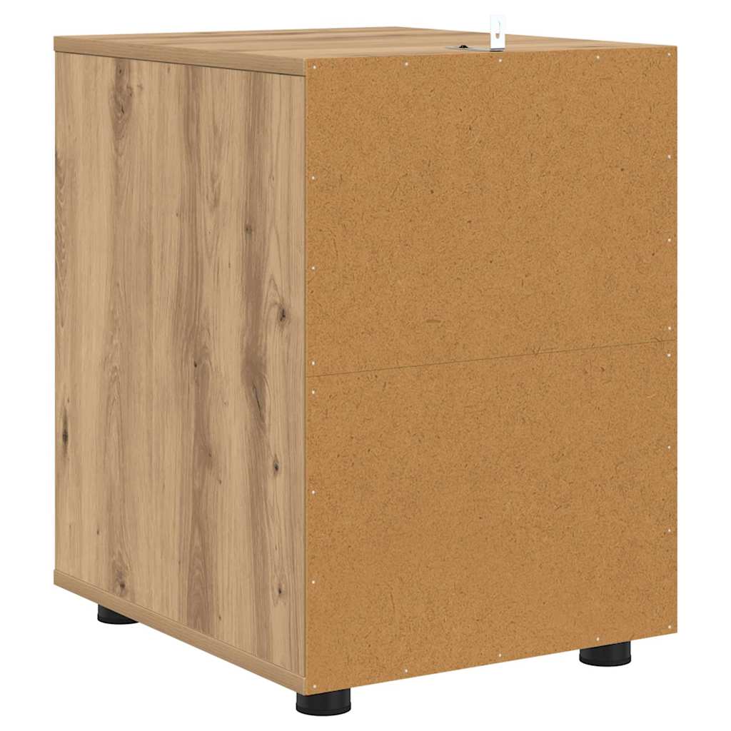 Opbergkast Artisan Eiken 40 x 48 x 57 cm Bewerkt hout is nu te koop bij PeponiXL, paradijselijk wonen!