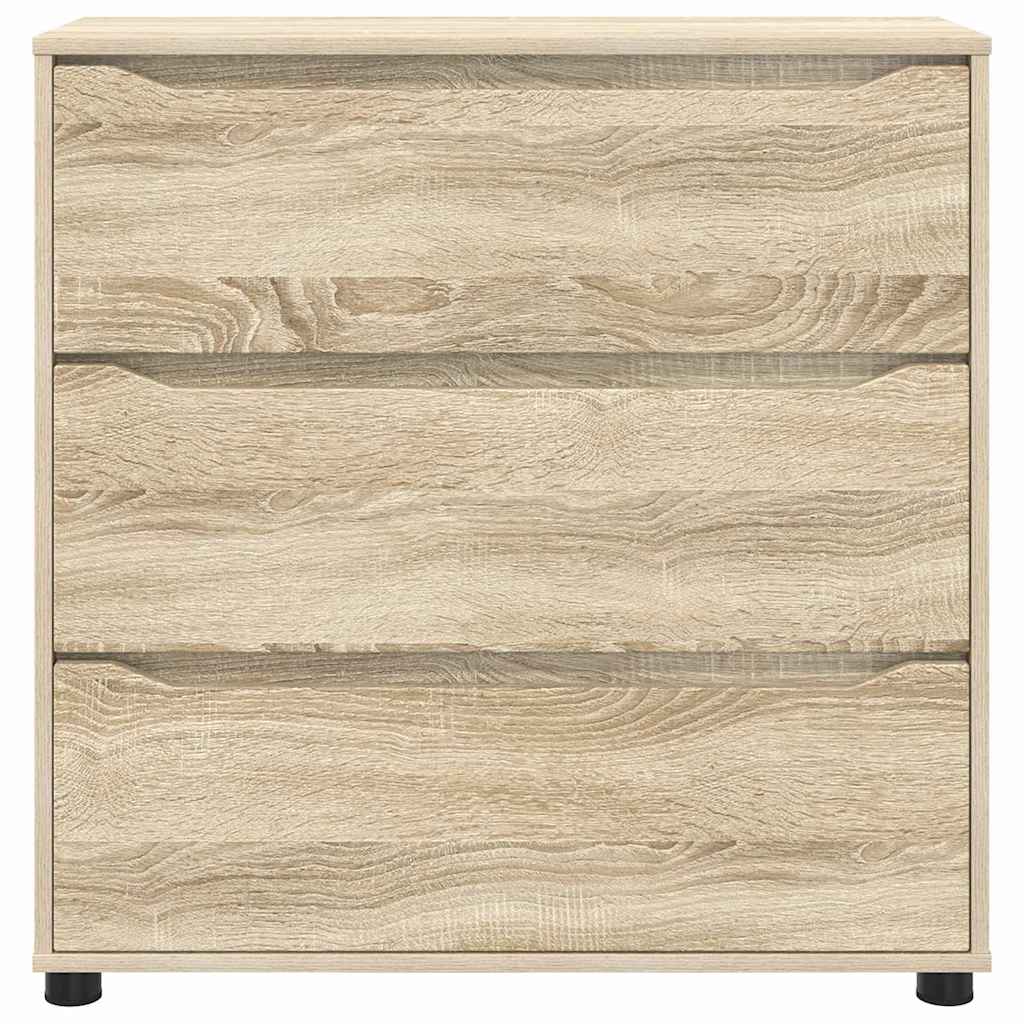 Opbergkast Sonoma Eiken 80 x 31 x 81 cm Bewerkt hout is nu te koop bij PeponiXL, paradijselijk wonen!