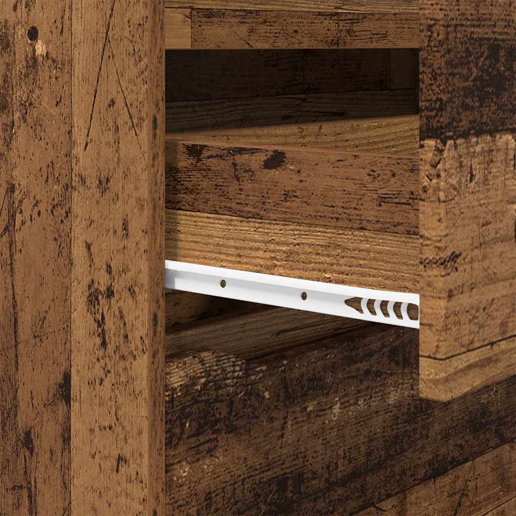 Opbergkast Oud Hout 80 x 31 x 81 cm Bewerkt hout is nu te koop bij PeponiXL, paradijselijk wonen!