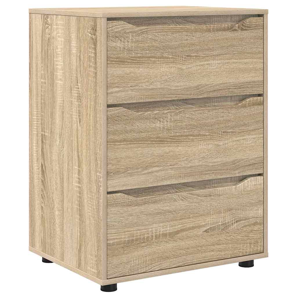 Opbergkast Sonoma Eiken 60 x 48 x 81 cm Bewerkt hout is nu te koop bij PeponiXL, paradijselijk wonen!