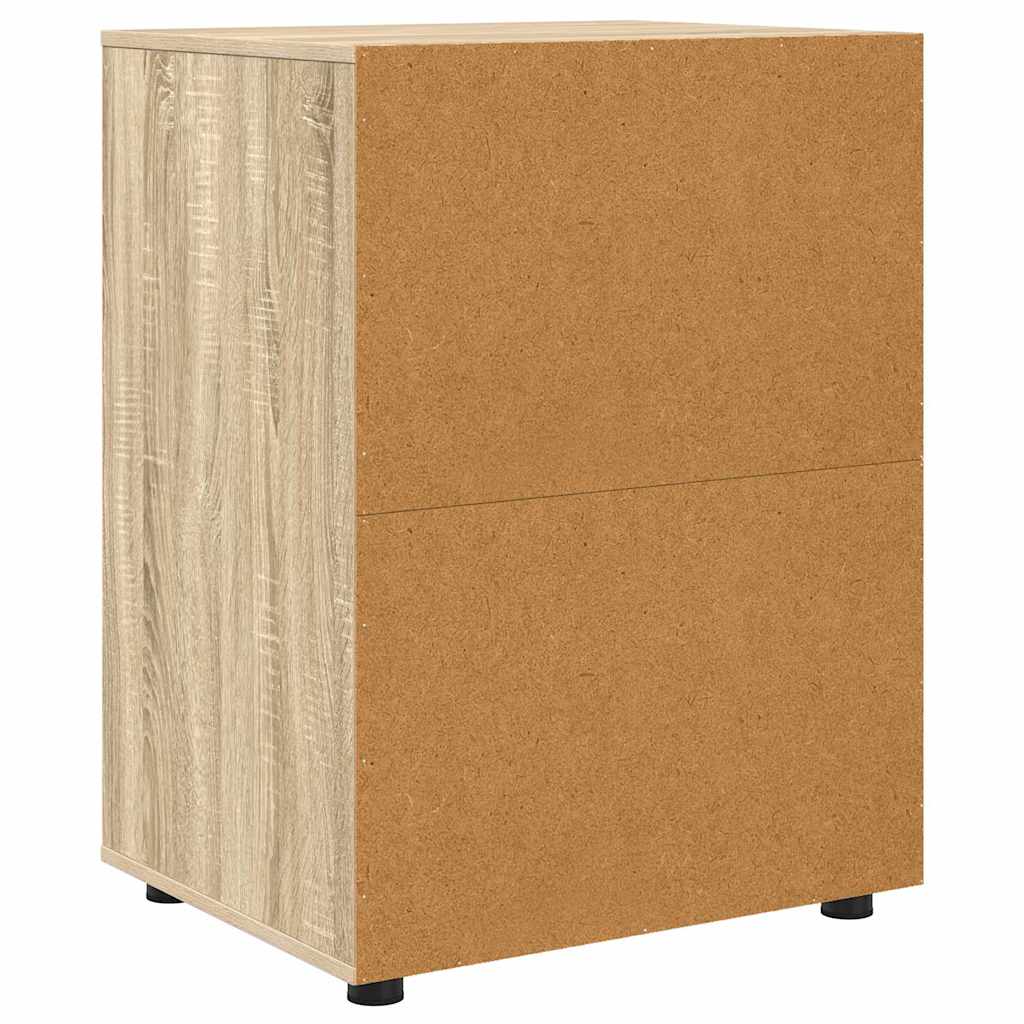 Opbergkast Sonoma Eiken 60 x 48 x 81 cm Bewerkt hout is nu te koop bij PeponiXL, paradijselijk wonen!