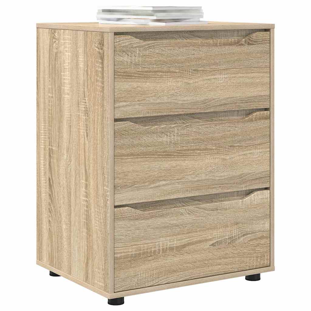 Opbergkast Sonoma Eiken 60 x 48 x 81 cm Bewerkt hout is nu te koop bij PeponiXL, paradijselijk wonen!