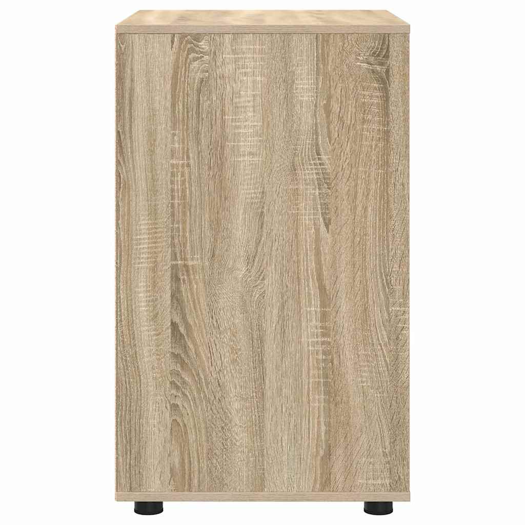 Opbergkast Sonoma Eiken 60 x 48 x 81 cm Bewerkt hout is nu te koop bij PeponiXL, paradijselijk wonen!