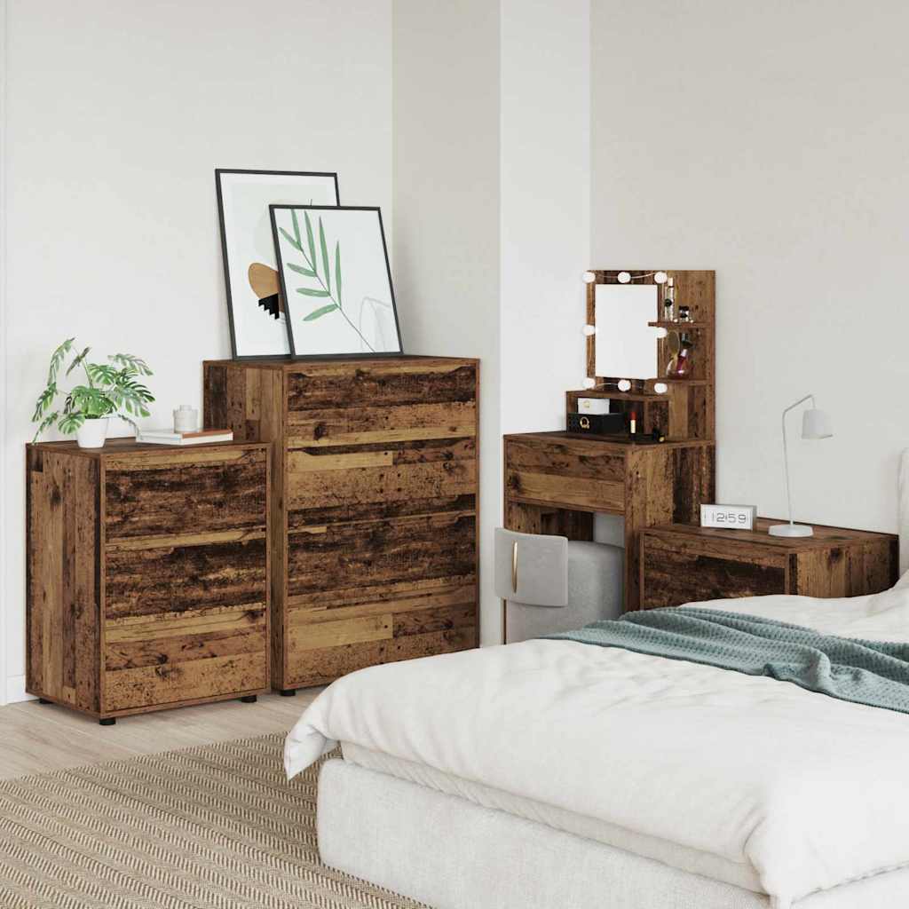 Opbergkast Oud Hout 60 x 48 x 81 cm Bewerkt hout is nu te koop bij PeponiXL, paradijselijk wonen!