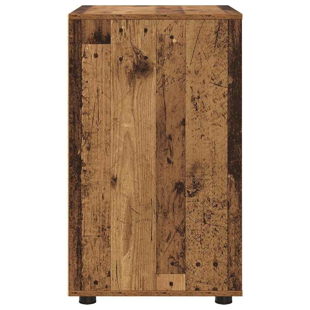 Opbergkast Oud Hout 60 x 48 x 81 cm Bewerkt hout is nu te koop bij PeponiXL, paradijselijk wonen!