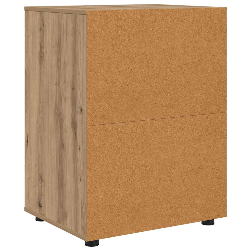 Opbergkast Artisan Eiken 60 x 48 x 81 cm Bewerkt hout is nu te koop bij PeponiXL, paradijselijk wonen!