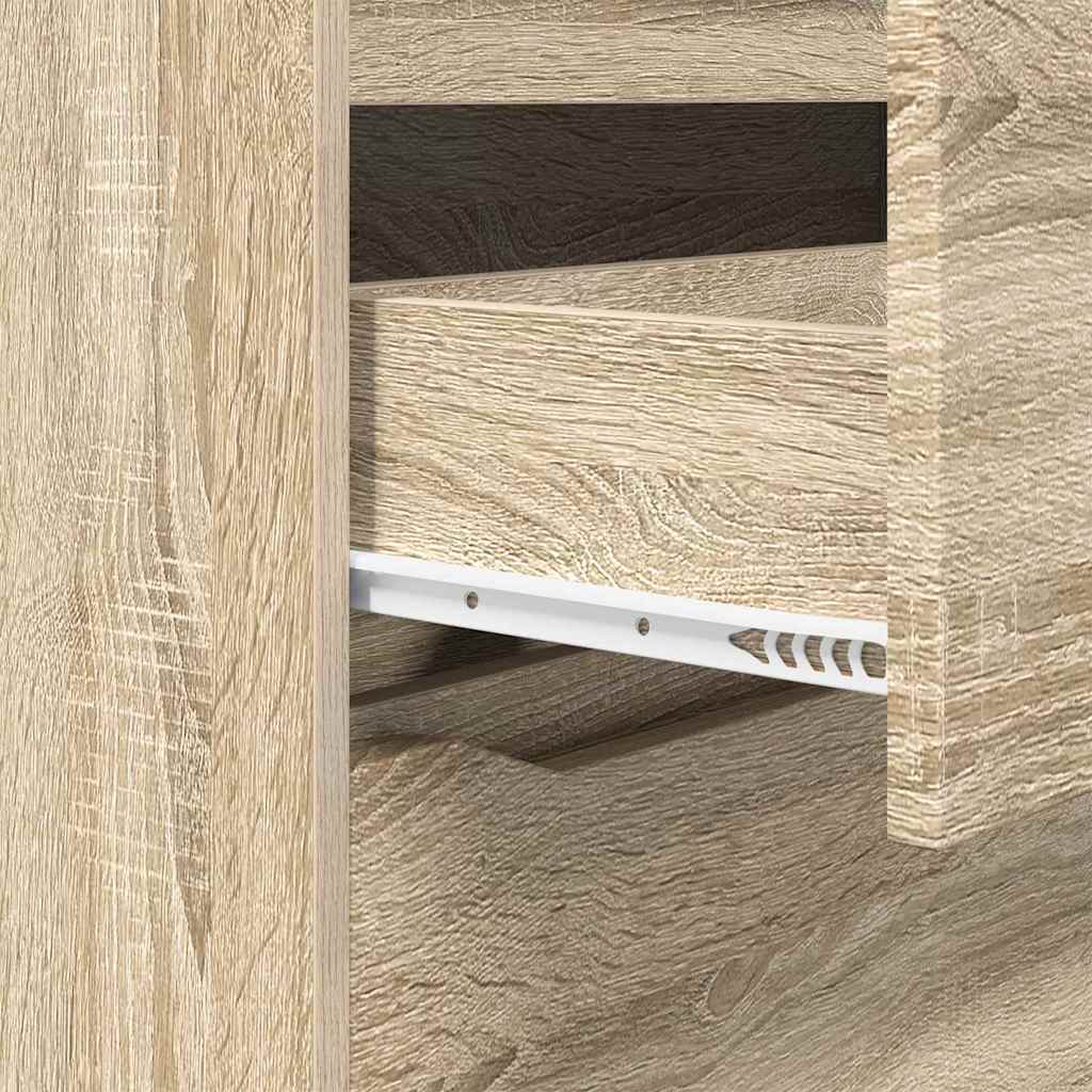 Opbergkast Sonoma Eiken 40 x 48 x 81 cm Bewerkt hout is nu te koop bij PeponiXL, paradijselijk wonen!