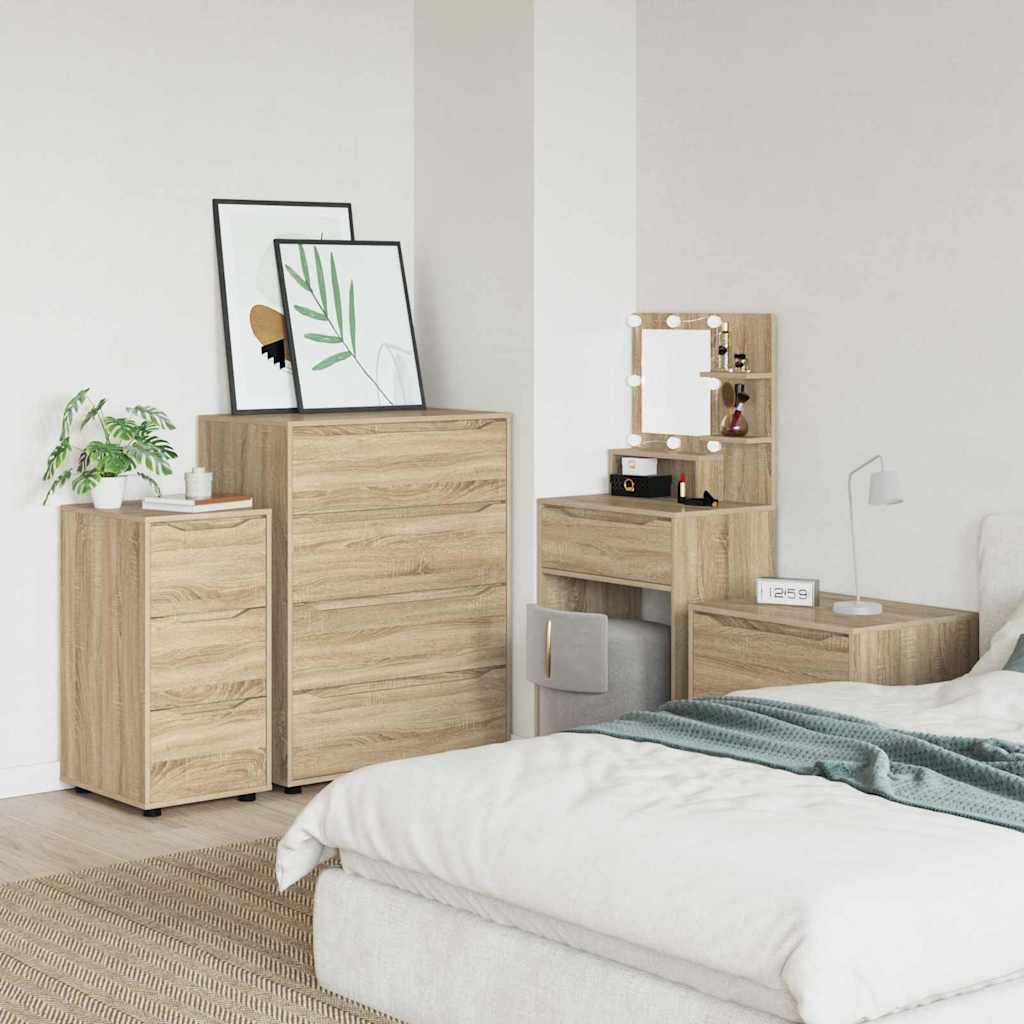 Opbergkast Sonoma Eiken 40 x 48 x 81 cm Bewerkt hout is nu te koop bij PeponiXL, paradijselijk wonen!