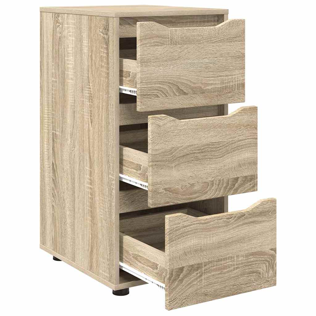 Opbergkast Sonoma Eiken 40 x 48 x 81 cm Bewerkt hout is nu te koop bij PeponiXL, paradijselijk wonen!
