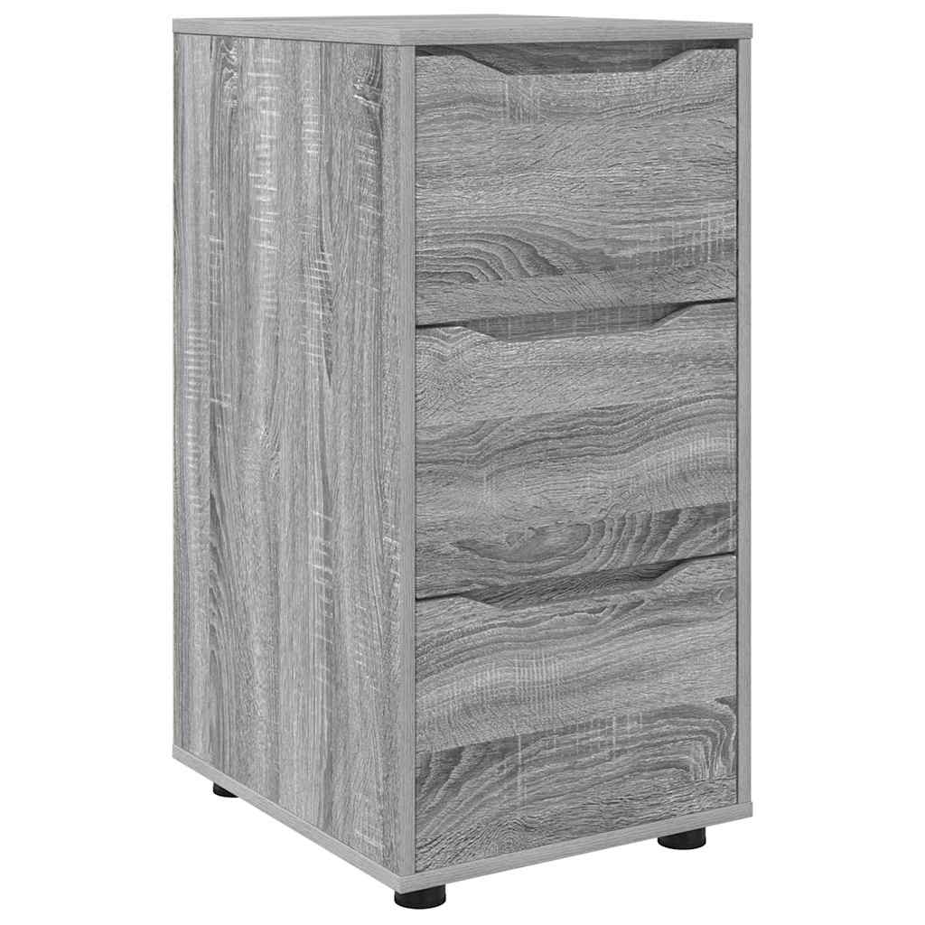 Opbergkast Grijs Sonoma 40 x 48 x 81 cm Bewerkt hout is nu te koop bij PeponiXL, paradijselijk wonen!