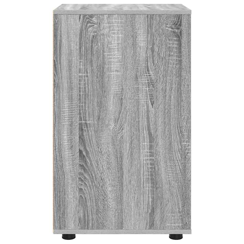 Opbergkast Grijs Sonoma 40 x 48 x 81 cm Bewerkt hout is nu te koop bij PeponiXL, paradijselijk wonen!