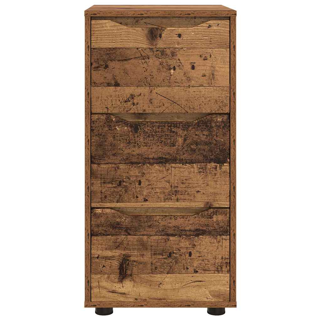 Opbergkast Oud Hout 40 x 48 x 81 cm Bewerkt hout is nu te koop bij PeponiXL, paradijselijk wonen!