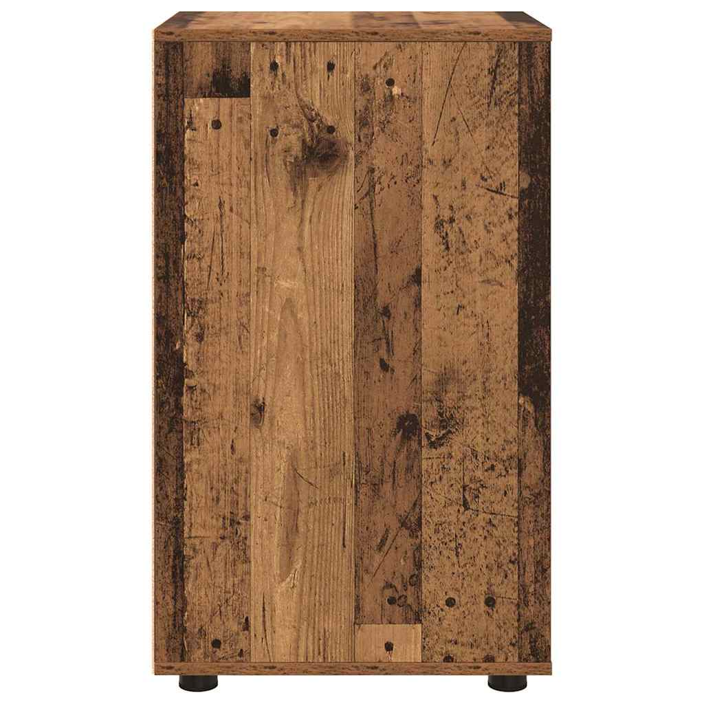 Opbergkast Oud Hout 40 x 48 x 81 cm Bewerkt hout is nu te koop bij PeponiXL, paradijselijk wonen!