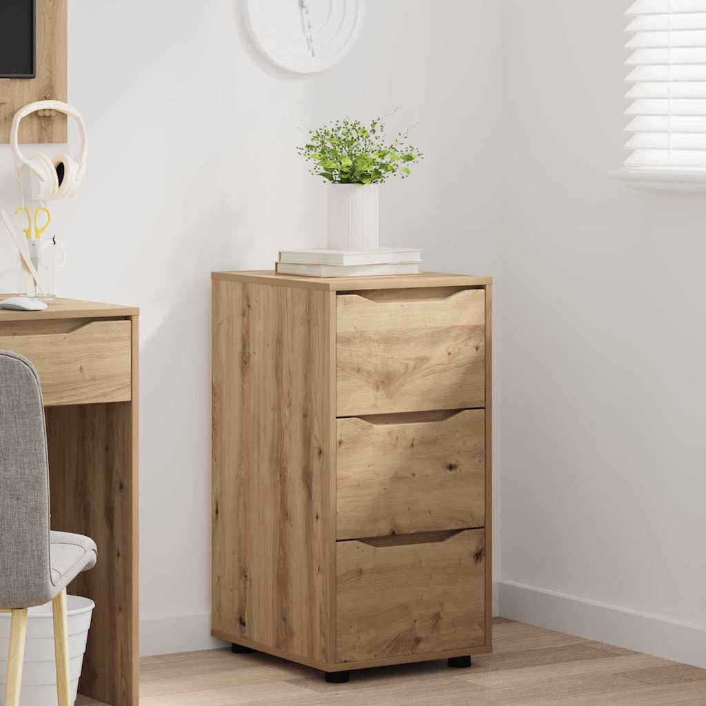 Opbergkast Artisan Eiken 40 x 48 x 81 cm Bewerkt hout is nu te koop bij PeponiXL, paradijselijk wonen!