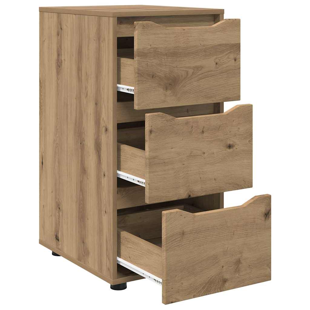 Opbergkast Artisan Eiken 40 x 48 x 81 cm Bewerkt hout is nu te koop bij PeponiXL, paradijselijk wonen!