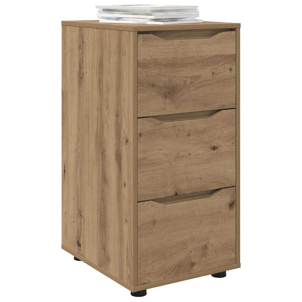 Opbergkast Artisan Eiken 40 x 48 x 81 cm Bewerkt hout is nu te koop bij PeponiXL, paradijselijk wonen!