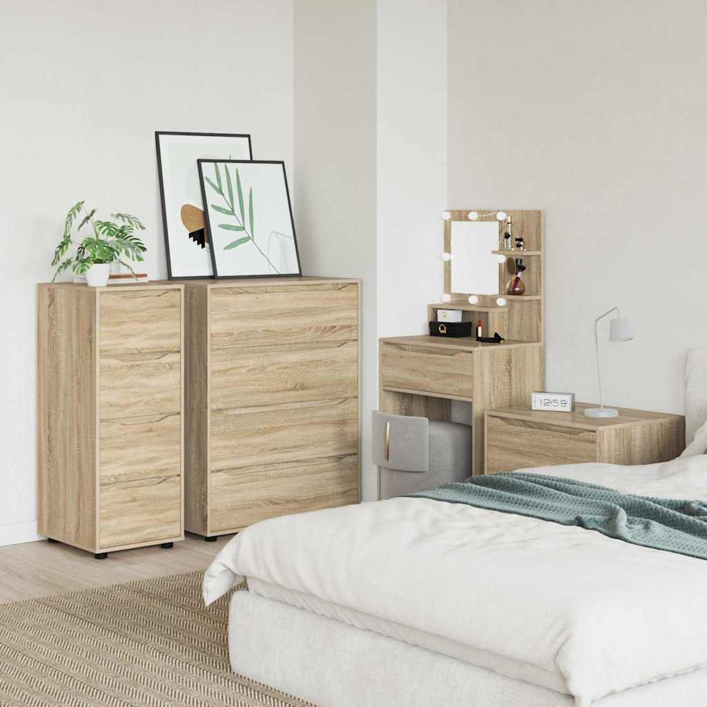 Opbergkast Sonoma Eiken 40 x 48 x 105 cm Bewerkt hout is nu te koop bij PeponiXL, paradijselijk wonen!