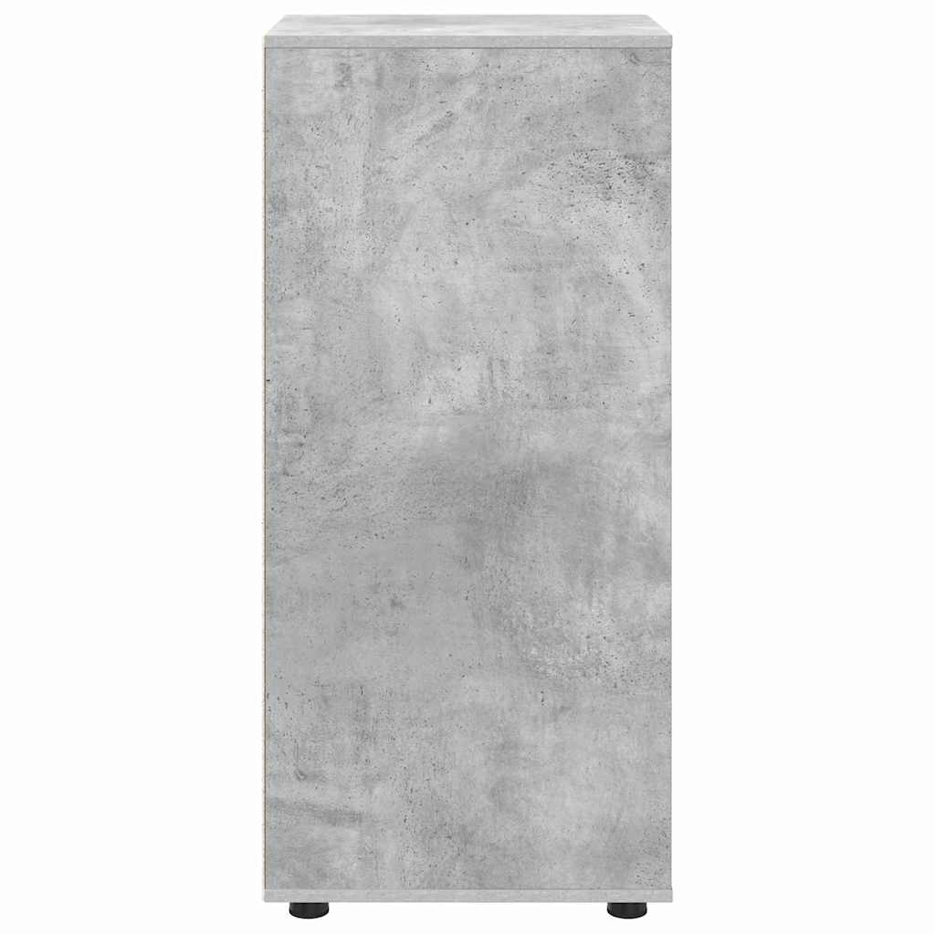 Opbergkast Beton Grijs 40 x 48 x 105 cm Bewerkt hout is nu te koop bij PeponiXL, paradijselijk wonen!