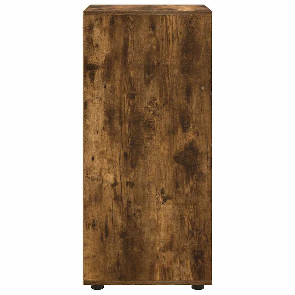 Opbergkast Gerookt eiken 40 x 48 x 105 cm Bewerkt hout is nu te koop bij PeponiXL, paradijselijk wonen!