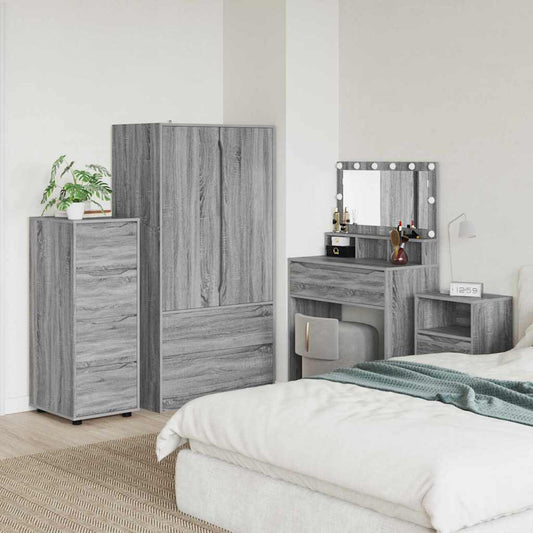 Opbergkast Grijs Sonoma 40 x 48 x 105 cm Bewerkt hout is nu te koop bij PeponiXL, paradijselijk wonen!